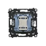 Simon 55 WMDL-0102xx-116 Łącznik jednobiegunowy (moduł) 10 AX, 250 V~, szybkozłącza; Grafitowy mat