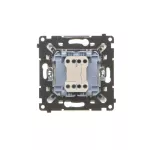 Simon 55 WMDL-0102xx-143 Łącznik jednobiegunowy (moduł) 10 AX, 250 V~, szybkozłącza; Aluminium mat