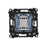 Simon 55 WMDL-0102xx-149 Łącznik jednobiegunowy (moduł) 10 AX, 250 V~, szybkozłącza; Czarny mat