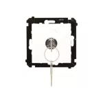 Simon 55 WMDL-0K011x-111 Łącznik na kluczyk jednobiegunowy (moduł) 2 pozycyjny „0-I” styk N/O, 5 A, 250 V~; Biały mat