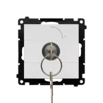 Simon 55 WMDL-0K011x-114 Łącznik na kluczyk jednobiegunowy (moduł) 2 pozycyjny „0-I” styk N/O, 5 A, 250 V~; Jasnoszary mat