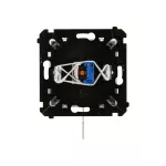 Simon 55 WMDL-0K011x-143 Łącznik na kluczyk jednobiegunowy (moduł) 2 pozycyjny „0-I” styk N/O, 5 A, 250 V~; Aluminium mat