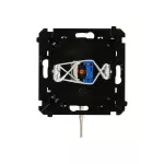 Simon 55 WMDL-0K011x-149 Łącznik na kluczyk jednobiegunowy (moduł) 2 pozycyjny „0-I” styk N/O, 5 A, 250 V~; Czarny mat