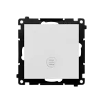 Simon 55 WMDL-0105xx-114 Łącznik jednobiegunowy z podświetleniem LED (moduł) 10 AX, 250 V~, szybkozłącza; Jasnoszary mat