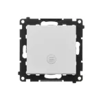 Simon 55 WMDL-0105xx-114 Łącznik jednobiegunowy z podświetleniem LED (moduł) 10 AX, 250 V~, szybkozłącza; Jasnoszary mat