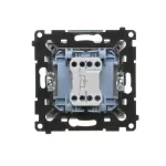 Simon 55 WMDL-0105xx-114 Łącznik jednobiegunowy z podświetleniem LED (moduł) 10 AX, 250 V~, szybkozłącza; Jasnoszary mat