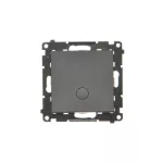 Simon 55 WMDL-0105xx-149 Łącznik jednobiegunowy z podświetleniem LED (moduł) 10 AX, 250 V~, szybkozłącza; Czarny mat