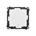 Simon 55 WMDL-0P1xx4-111 Łącznik dwubiegunowy (moduł) 10 AX, 250 V~, szybkozłącza; Biały mat