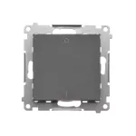 Simon 55 WMDL-0P1xx4-116 Łącznik dwubiegunowy (moduł) 10 AX, 250 V~, szybkozłącza; Grafitowy mat