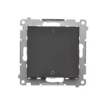 Simon 55 WMDL-0P1xx4-149 Łącznik dwubiegunowy (moduł) 10 AX, 250 V~, szybkozłącza; Czarny mat