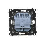 Simon 55 WMDL-031xx3-0114 Łącznik potrójny (moduł) 10 AX, 250 V~, szybkozłącza; Jasnoszary mat