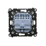 Simon 55 WMDL-031xx3-0143 Łącznik potrójny (moduł) 10 AX, 250 V~, szybkozłącza; Aluminium mat