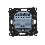 Simon 55 WMDL-031xx3-0149 Łącznik potrójny (moduł) 10 AX, 250 V~, szybkozłącza; Czarny mat