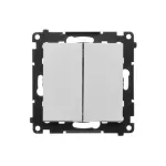 Simon 55 WMDL-0107xx-114 Łącznik świecznikowy (moduł) 10 AX, 250 V~, szybkozłącza; Jasnoszary mat