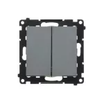 Simon 55 WMDL-0107xx-116 Łącznik świecznikowy (moduł) 10 AX, 250 V~, szybkozłącza; Grafitowy mat