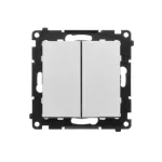 Simon 55 WMDL-0107xx-143 Łącznik świecznikowy (moduł) 10 AX, 250 V~, szybkozłącza; Aluminium mat