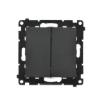 Simon 55 WMDL-0107xx-149 Łącznik świecznikowy (moduł) 10 AX, 250 V~, szybkozłącza; Czarny mat