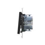 Simon 55 WMDL-0107xx-149 Łącznik świecznikowy (moduł) 10 AX, 250 V~, szybkozłącza; Czarny mat