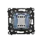 Simon 55 WMDL-0103xx-143 Łącznik schodowy (moduł) 10 AX, 250 V~, szybkozłącza; Aluminium mat