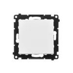 Simon 55 WMDL-0106xx-111 Łącznik schodowy bez piktogramu (moduł) 10 AX, 250 V~, szybkozłącza; Biały mat