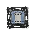 Simon 55 WMDL-0106xx-111 Łącznik schodowy bez piktogramu (moduł) 10 AX, 250 V~, szybkozłącza; Biały mat