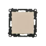 Simon 55 WMDL-0106xx-144 Łącznik schodowy bez piktogramu (moduł) 10 AX, 250 V~, szybkozłącza; Szampański mat