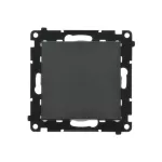 Simon 55 WMDL-0106xx-149 Łącznik schodowy bez piktogramu (moduł) 10 AX, 250 V~, szybkozłącza; Czarny mat