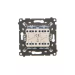 Simon 55 WMDL-TW6-2-144 Łącznik schodowy podwójny (moduł) 10 AX, 250 V~, szybkozłącza; Szampański mat