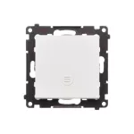 Simon 55 WMDL-0105Lx-111 Łącznik schodowy z podświetleniem LED podświetlenie jak w łączniku pojedynczym (moduł) 10 AX, 250 V~, szybkozłącza; Biały mat