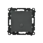 Simon 55 WMDL-0105Lx-149 Łącznik schodowy z podświetleniem LED podświetlenie jak w łączniku pojedynczym (moduł) 10 AX, 250 V~, szybkozłącza; Czarny mat