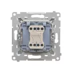 Simon 55 WMDL-0104xx-114 Łącznik krzyżowy (moduł) 10 AX, 250 V~, szybkozłącza; Jasnoszary mat