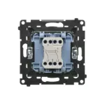 Simon 55 WMDL-0104xx-116 Łącznik krzyżowy (moduł) 10 AX, 250 V~, szybkozłącza; Grafitowy mat