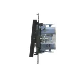 Simon 55 WMDL-0104xx-149 Łącznik krzyżowy (moduł) 10 AX, 250 V~, szybkozłącza; Czarny mat