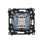 Simon 55 WMDL-0106Lx-111 Łącznik krzyżowy bez piktogramu (moduł) 10 AX, 250 V~, szybkozłącza; Biały mat