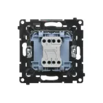 Simon 55 WMDL-0106Lx-116 Łącznik krzyżowy bez piktogramu (moduł) 10 AX, 250 V~, szybkozłącza; Grafitowy mat