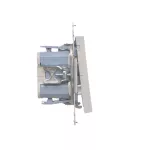 Simon 55 WMDL-TW7-2-114 Łącznik krzyżowy podwójny (moduł) 10 AX, 250 V~, szybkozłącza; Jasnoszary mat