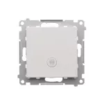 Simon 55 WMDL-0104Lx-114 Łącznik krzyżowy z podświetleniem LED – piktogram schody (moduł) 10 AX, 250 V~, szybkozłącza; Jasnoszary mat