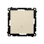 Simon 55 WMDL-0104Lx-144 Łącznik krzyżowy z podświetleniem LED – piktogram schody (moduł) 10 AX, 250 V~, szybkozłącza; Szampański mat