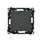 Simon 55 WMDL-0104Lx-149 Łącznik krzyżowy z podświetleniem LED – piktogram schody (moduł) 10 AX, 250 V~, szybkozłącza; Czarny mat