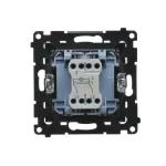 Simon 55 WMDL-0104Lx-149 Łącznik krzyżowy z podświetleniem LED – piktogram schody (moduł) 10 AX, 250 V~, szybkozłącza; Czarny mat