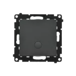 Simon 55 WMDL-0104Mx-149 Łącznik krzyżowy z podświetleniem LED – podświetlenie jak w łączniku pojedynczym (moduł) 10 AX, 250 V~, szybkozłącza; Czarny mat