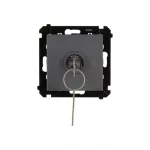 Simon 55 WMDL-0K012x-116 Łącznik na kluczyk roletowy jednobiegunowy (moduł) 3 pozycyjny „I-0-II” 2 styki N/O, 5 A, 250 V~; Grafitowy mat