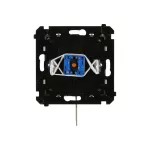 Simon 55 WMDL-0K012x-116 Łącznik na kluczyk roletowy jednobiegunowy (moduł) 3 pozycyjny „I-0-II” 2 styki N/O, 5 A, 250 V~; Grafitowy mat