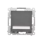 Simon 55 WMDO-S3Kxxx-1-116 Oprawa oświetleniowa LED 230 V (0,93 W). Barwa ciepła biała 3000K; Grafitowy mat