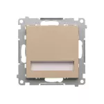 Simon 55 WMDO-S3Kxxx-1-144 Oprawa oświetleniowa LED 230 V (0,93 W). Barwa ciepła biała 3000K; Szampański mat