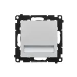 Simon 55 WMTO-S5Kxxxx-1-143 Oprawa oświetleniowa LED 230 V (1,1 W). Barwa zimna biała 5700K; Aluminium mat