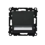 Simon 55 WMTO-S5K14xx-1-149 Oprawa oświetleniowa LED 14 V (0,56 W). Barwa zimna biała 5700K; Czarny mat !Wymagany zasilacz 14V