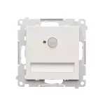 Simon 55 WMDO-SC3Kx1-111 Oprawa oświetleniowa LED 230 V z czujnikiem ruchu (1,23 W). Barwa ciepła biała 3000K; Biały mat