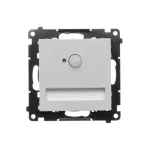 Simon 55 WMDO-SC3Kx1-114 Oprawa oświetleniowa LED 230 V z czujnikiem ruchu (1,23 W). Barwa ciepła biała 3000K; Jasnoszary mat