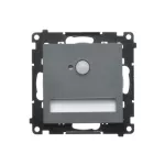 Simon 55 WMDO-SC3Kx1-116 Oprawa oświetleniowa LED 230 V z czujnikiem ruchu (1,23 W). Barwa ciepła biała 3000K; Grafitowy mat